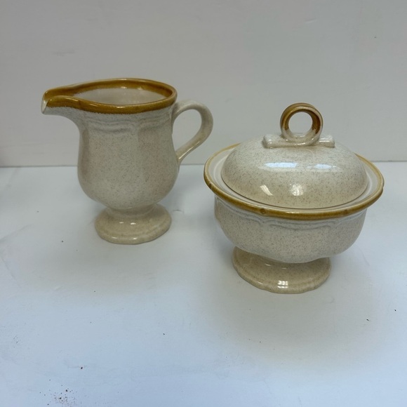 Mikasa/EC 400/ sugar and creamer/ “Garden Club”made in Japan - Picture 1 of 11